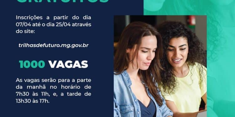 Trilhas de Futuro: ESTEC oferece mil vagas para cursos técnicos gratuitos
