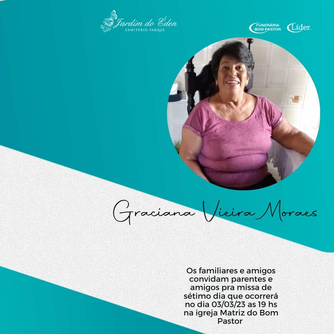Missa de Sétimo Dia – Graciana Vieira Moraes
