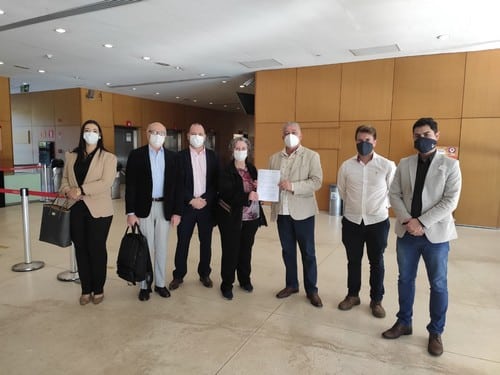 Comitiva de Lafaiete cumpre agenda na Cidade Administrativa