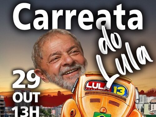 Carreata e CarnaLula fecham campanha de Lula em Lafaiete