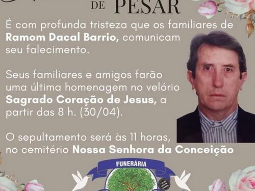 Morre Ramon Dacal, fundador das lojas Dacal Calçados em Lafaiete