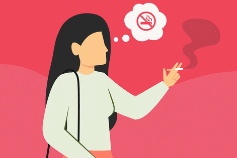O desafio para a mulher quando a decisão é parar de fumar