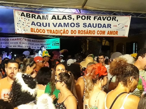 Bloco do Rosário foi o destaque do Sábado de Carnaval em Lafaiete