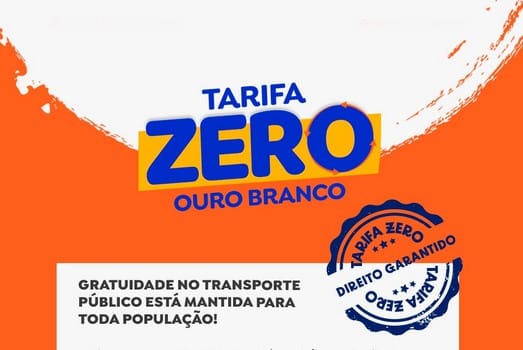Após testes transporte público gratuito torna-se permanente em Ouro Branco