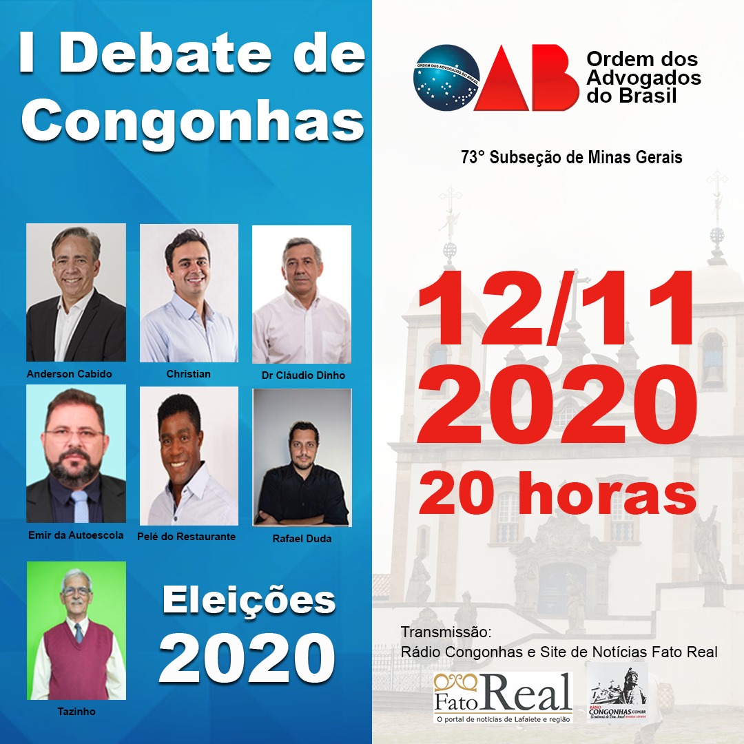 OAB Congonhas reúne candidatos a prefeito em debate