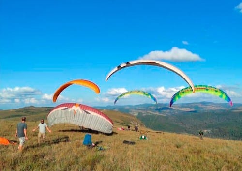 Voo Livre na Serra de Ouro Branco irá fomentar o turismo e a geração de renda
