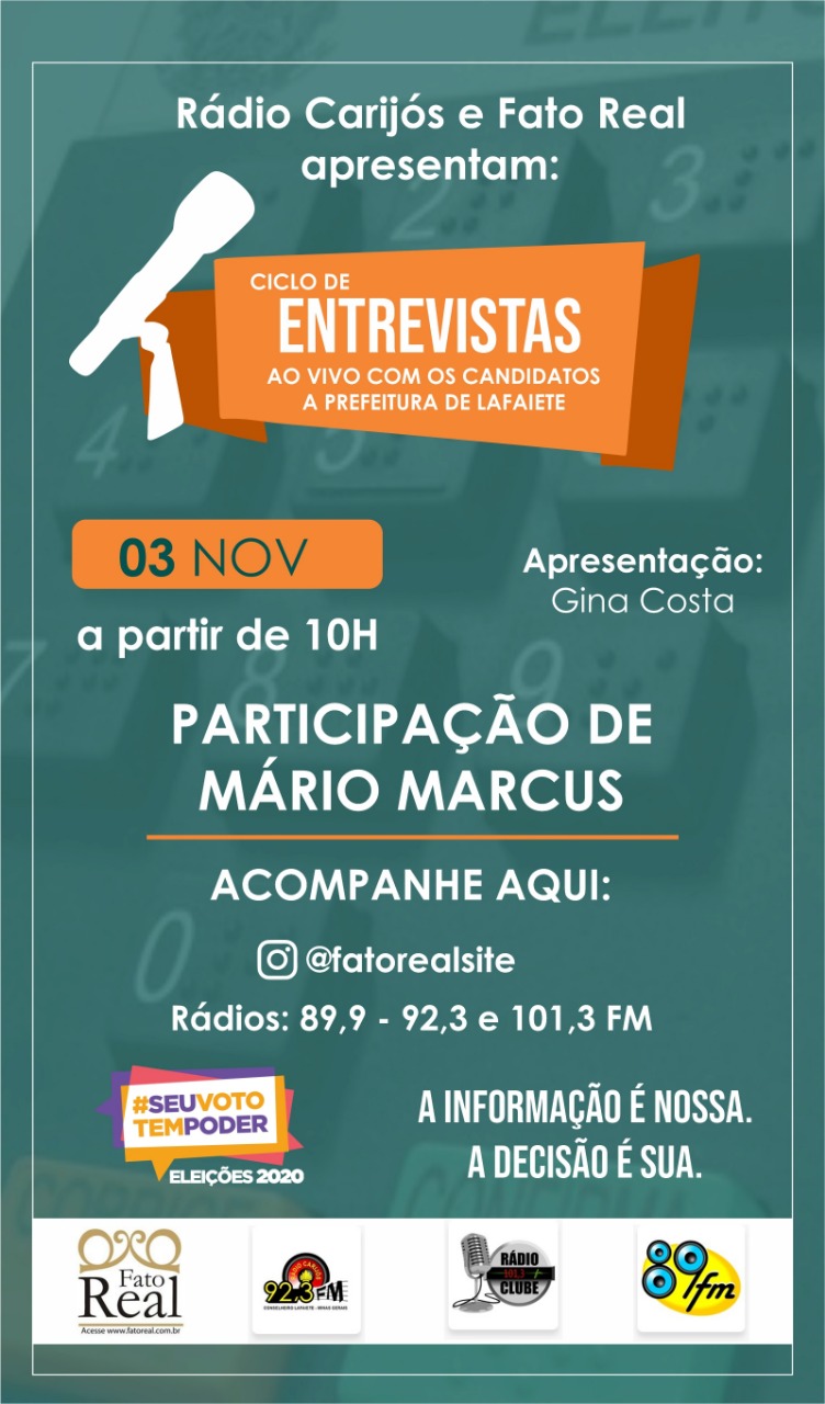 Começa hoje ciclo de entrevistas com candidatos a prefeito de Lafaiete