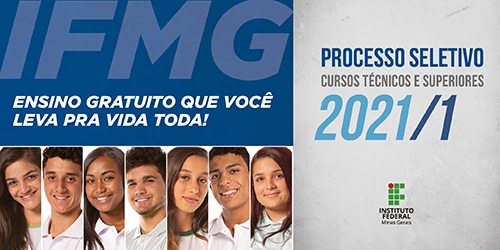IFMG oferta 3720 vagas para o vestibular 2021