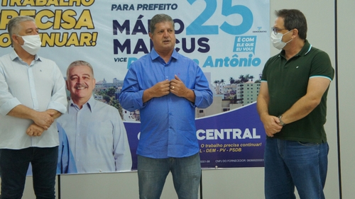 Coligação de apoio à reeleição de Mário Marcus inaugura comitê de campanha