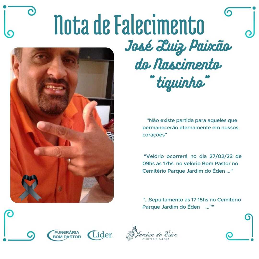 José Luiz Paixão do Nascimento – Tiguinho