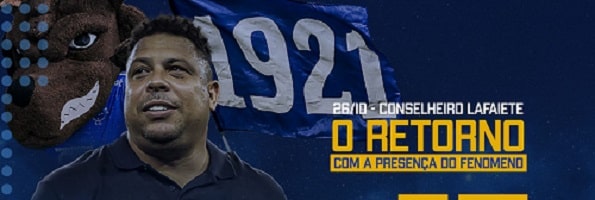 É hoje! Lafaietenses vão receber Ronaldo e Caravana do Cruzeiro