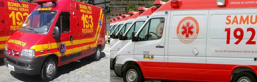 Samu e Corpo de Bombeiros trabalharão integrados em Barbacena