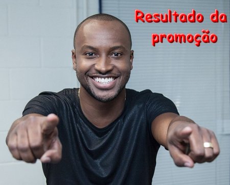 Resultado da promoção para o show de Thiaguinho