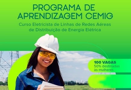 Cemig abre inscrições para processo seletivo do Programa de Aprendizagem