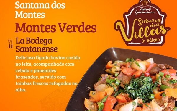 Mais quatro cidades recebem o Festival Gastronômico “Sabores das Villas”