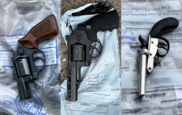 Polícia destrói mais de 100 munições e 40 armas