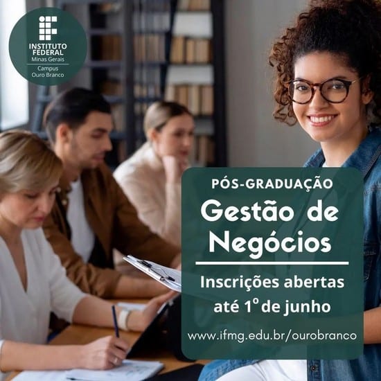 IFMG abre inscrições para a Especialização em Gestão de Negócios