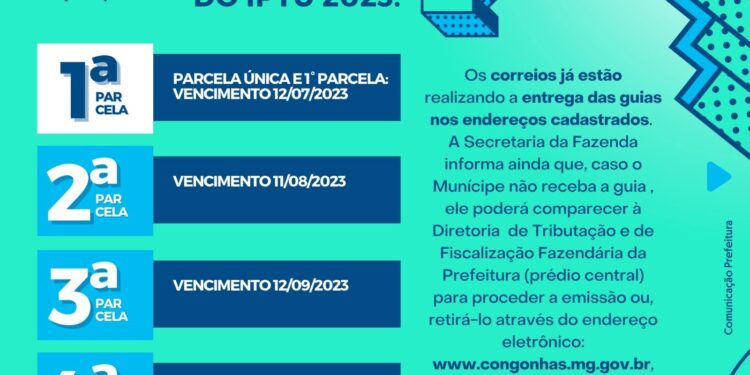 Congonhas prorroga pagamento de IPTU