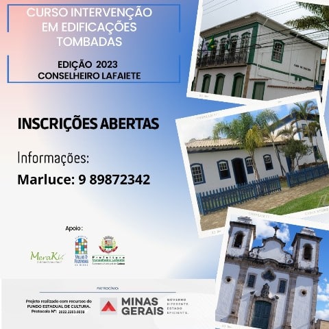 Abertas inscrições para curso gratuito de intervenção em edificações tombadas