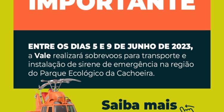 Vale irá instalar sirene de emergência no Parque da Cachoeira em Congonhas