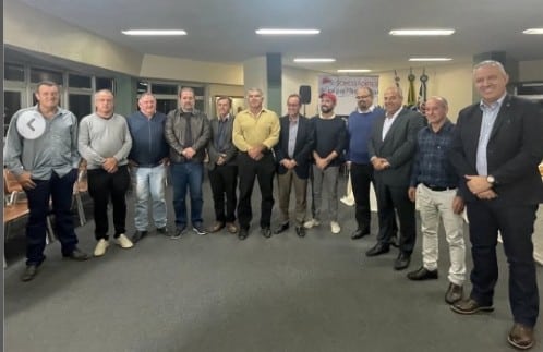 Prefeitos, lideranças e o vice-governador em Carandaí