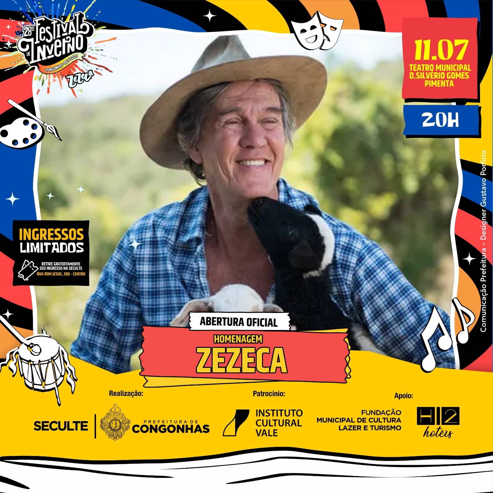 Começa hoje o Festival de Inverno de Congonhas