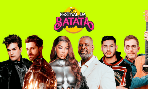 Festival da Batata terá grandes shows em Ouro Branco