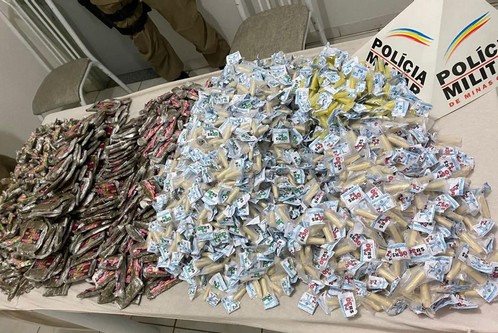 PM localiza e apreende farta quantidade de droga