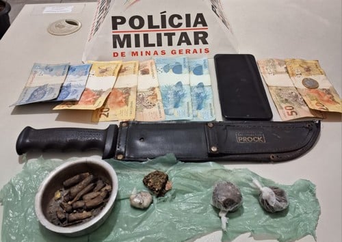 PM prende suspeitos de tráfico de drogas