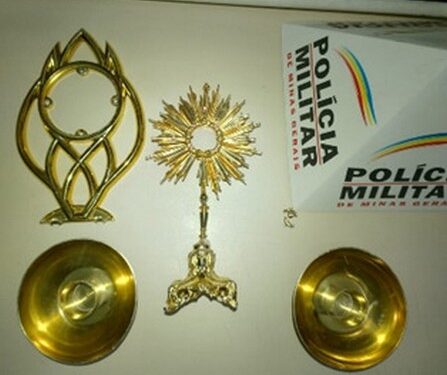 Localizados mais objetos sacros roubados da Igreja de Santa Terezinha