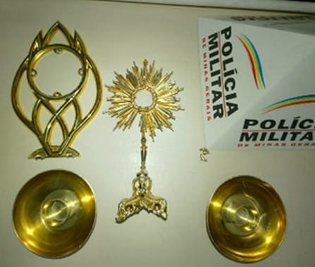 Localizados mais objetos sacros roubados da Igreja de Santa Terezinha