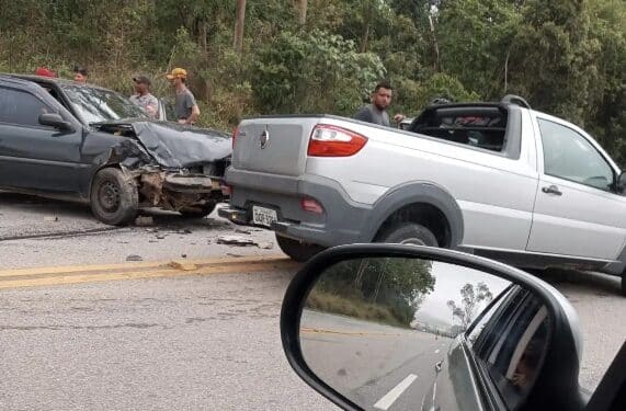 Acidente provoca interdição na BR 040