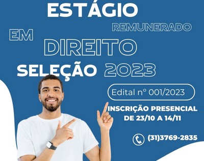 Processo seletivo para estágio remunerado