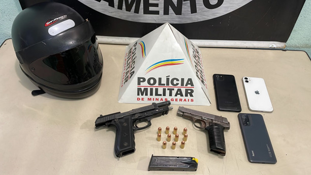 Ação policial resulta em prisão e apreensão de armas em Lafaiete