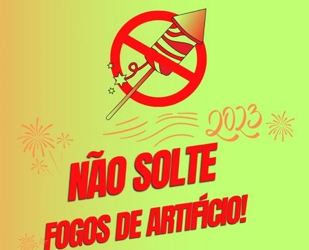 Lei Municipal proíbe soltar fogos de artifícios com estampido