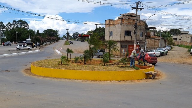 Rotatória na MG-129 será entregue em dezembro