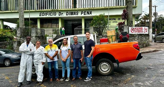 Veículo chega a Lafaiete para aplicar “fumacê” contra mosquito da dengue