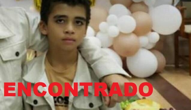 Garoto que estava desaparecido em Gagé é encontrado
