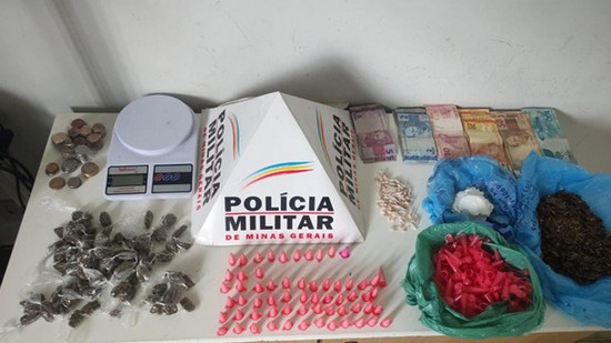 PM  apreende droga e prende suspeito de tráfico