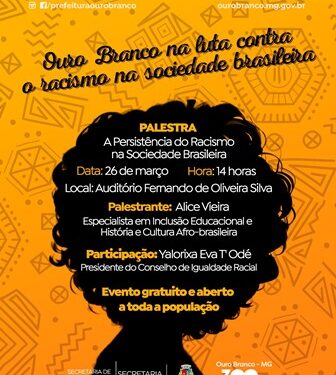 Prefeitura de Ouro Branco realiza discussão sobre o racismo