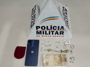 PM realiza apreensão de drogas em Lafaiete e Ouro Branco