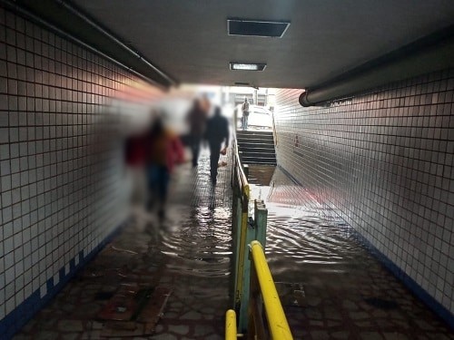 A saga de atravessar o túnel da vergonha em Lafaiete