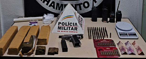 PM apreende mais de 100 munições em casa de suspeito de tráfico de drogas