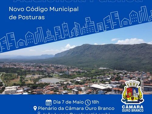 Ouro Branco trabalha em novo Código de Posturas