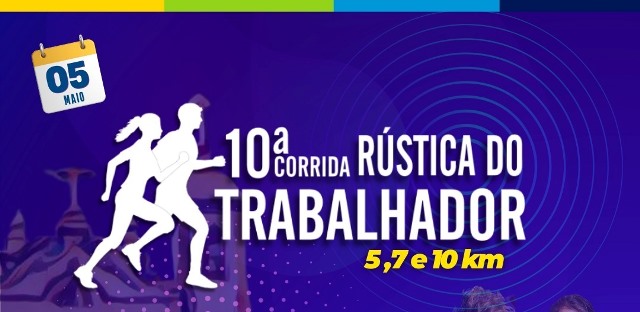 Domingo tem corrida do trabalhador em Congonhas