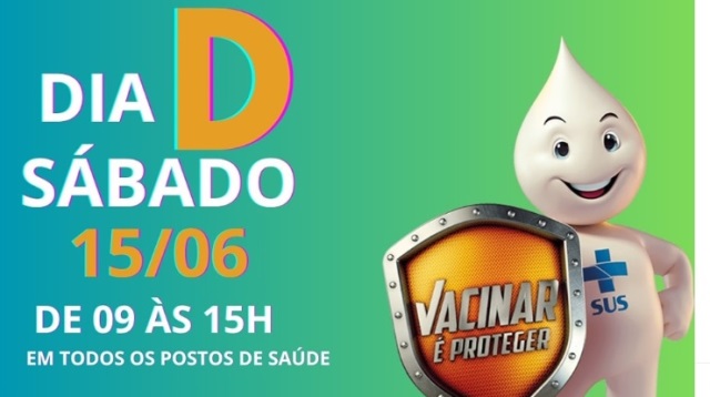 Sábado é “Dia D” de vacinação contra poliomielite
