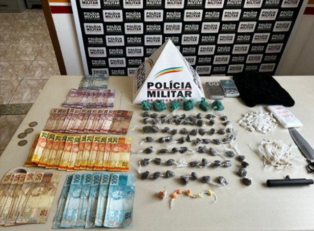 Jovem de 19 anos é preso  suspeito de tráfico de drogas
