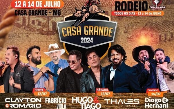 Festa de Casa Grande acontece no fim de semana