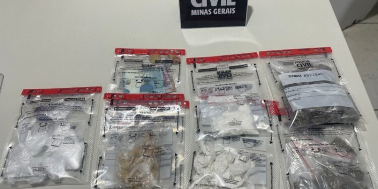 PC prende suspeito de tráfico de drogas em Barbacena