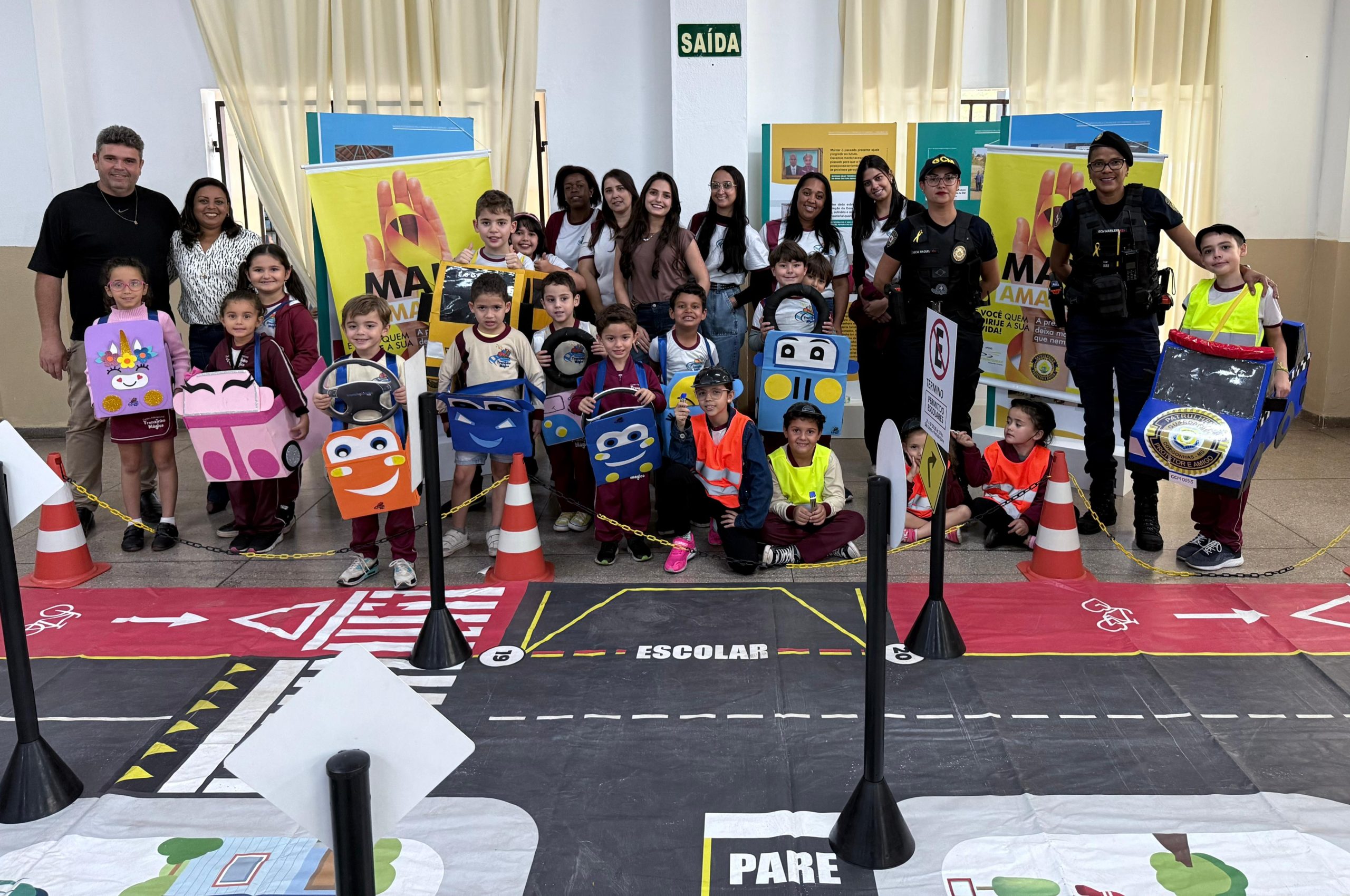 Trenzinho Mágico celebra 10 anos com ação educativa no Maio Amarelo